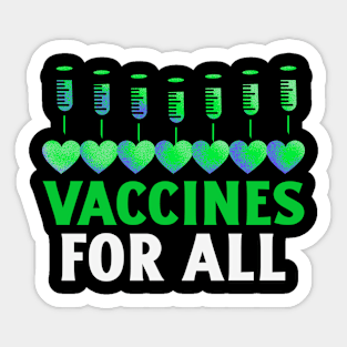 Vaccines for all Sticker